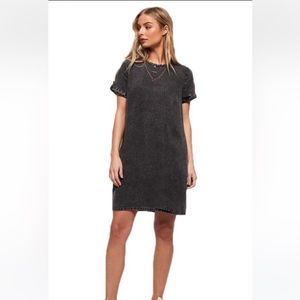 Superdry Shay Dress in washed black, size 6